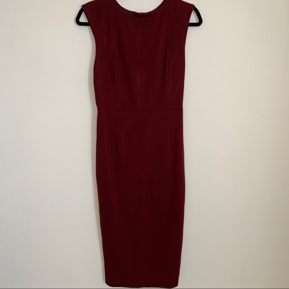 Express Dresses & Skirts - Express Red Midi Sleeveless Dress